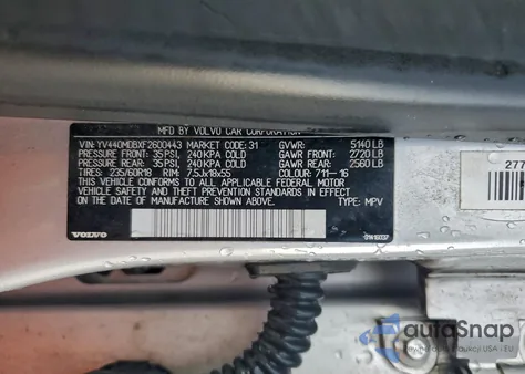 2015 Volvo Xc60 T5 Premier из США, поврежденный, VIN YV440MDBXF2600443